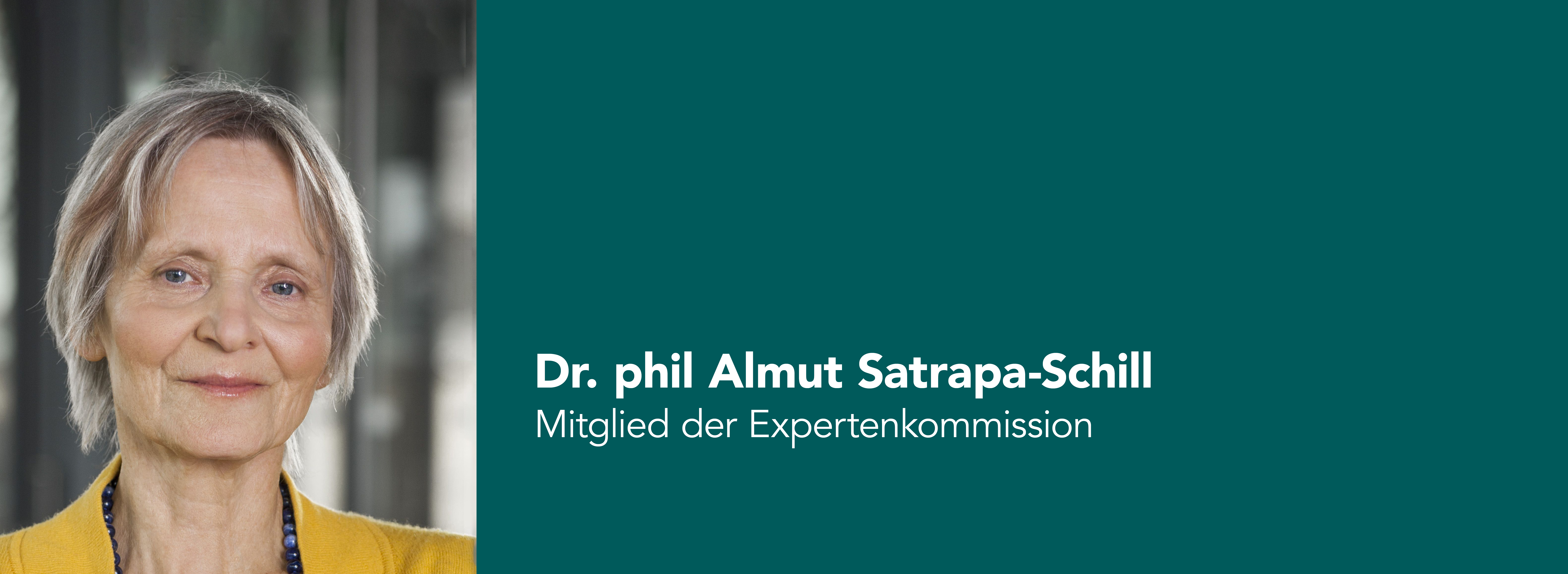 Die Grafik zeigt Dr. Almut Satrapa-Schill