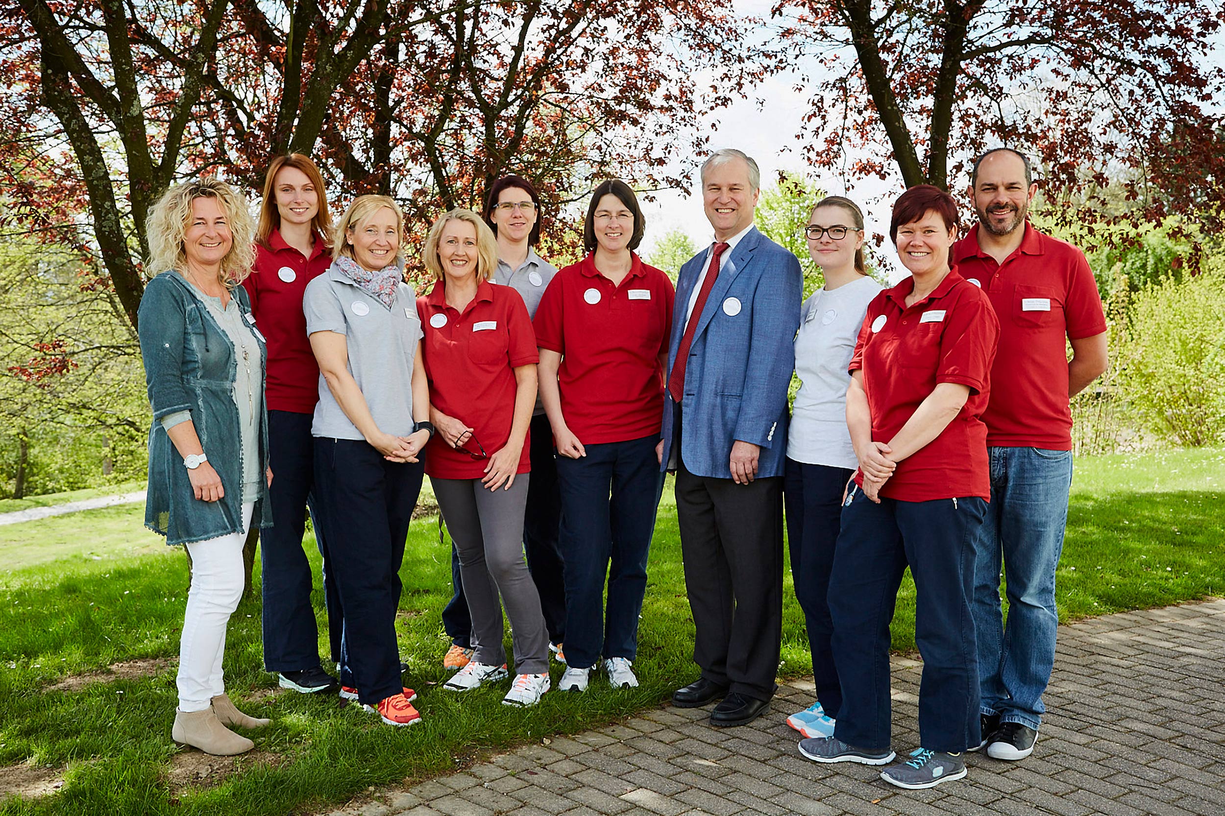 Das Bild zeigt das Team der Dr. Becker Rhein-Sieg-Klinik in Nümbrecht