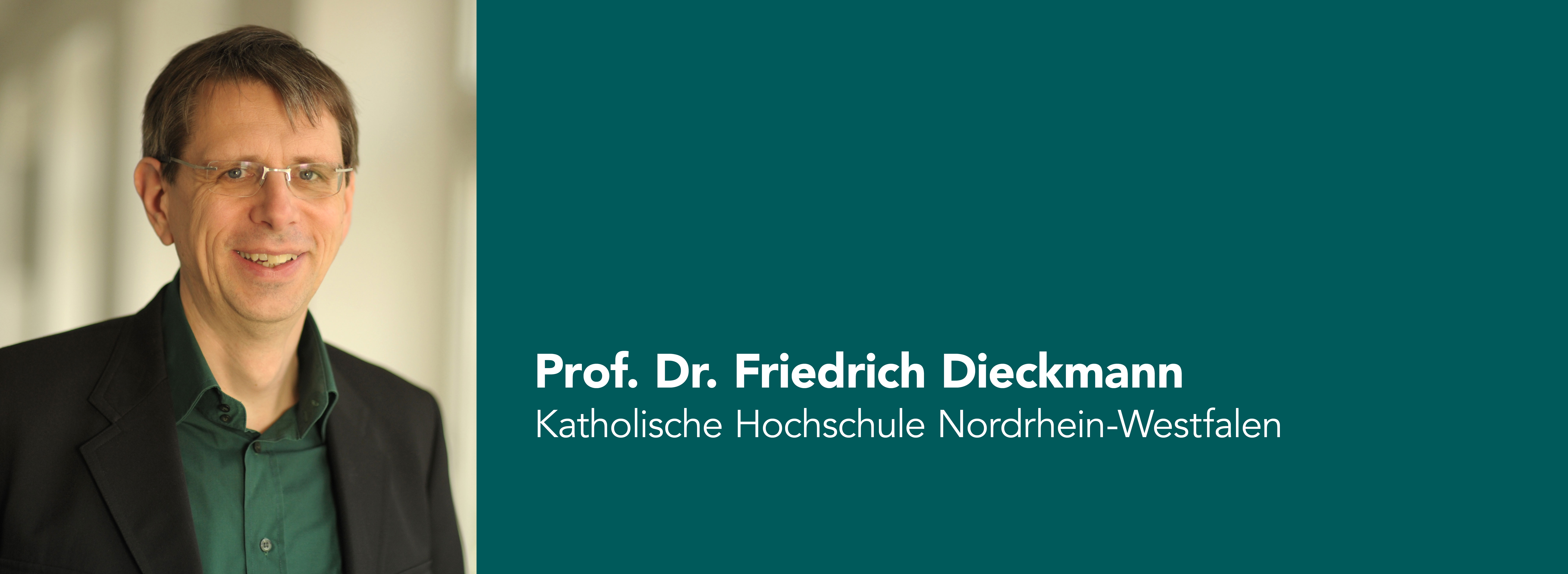 Das Foto zeigt Prof. Friedrich Dieckmann 
